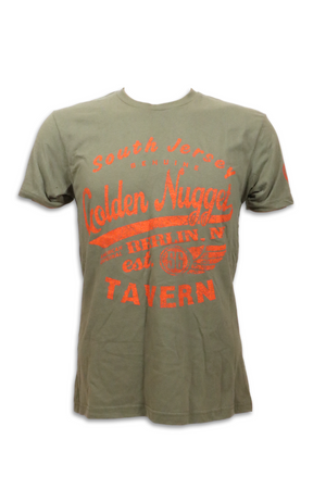 Olive Retro Golden Nugget Graphic Tee